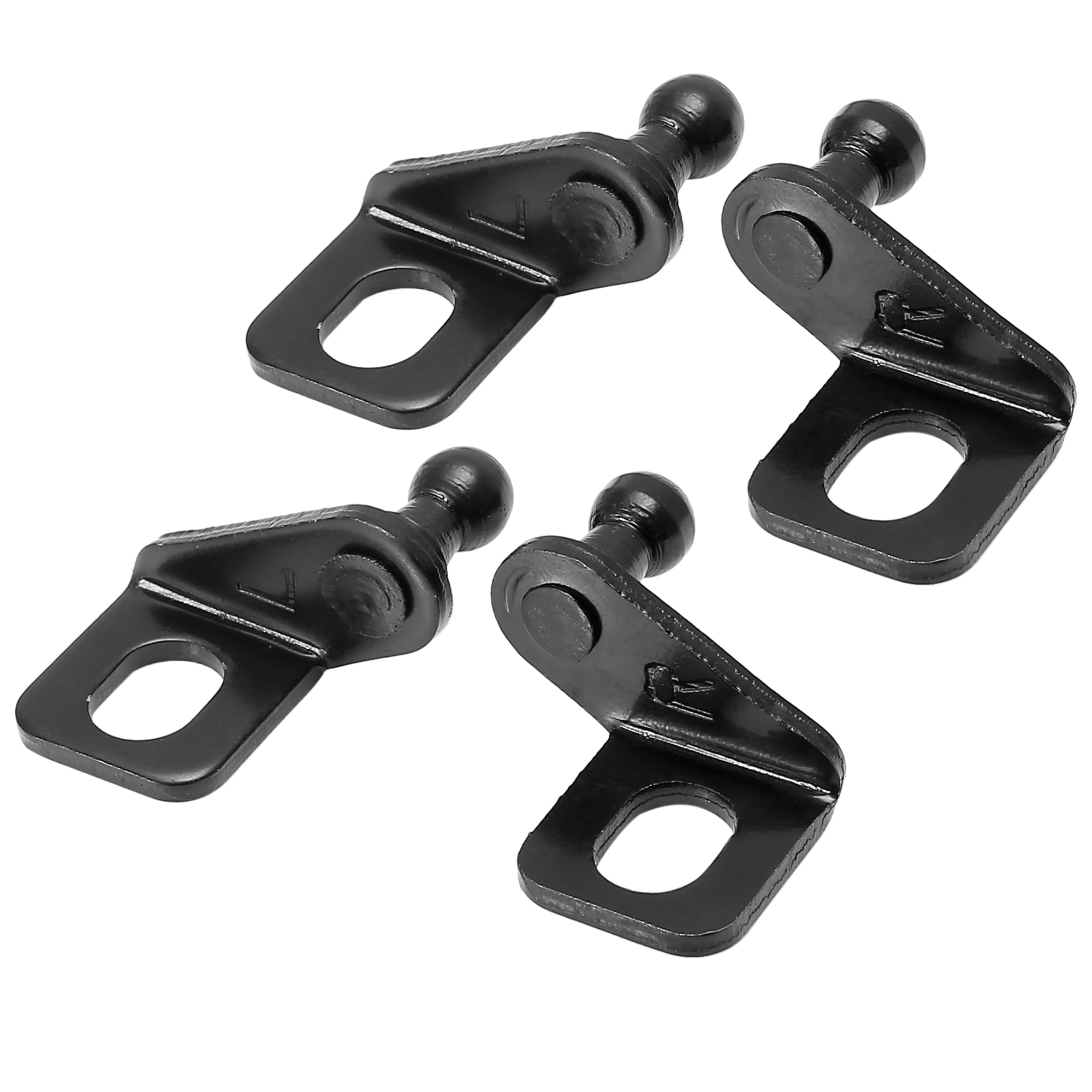 Unique Bargains 2 Pair 10mm Ball Studs Mounting Brackets for Gas Struts 42x35x21mm