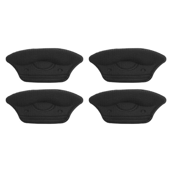 Unique Bargains 2 Pair Breathable Heel Pads for Prevent Rubbing 0.35'' Black