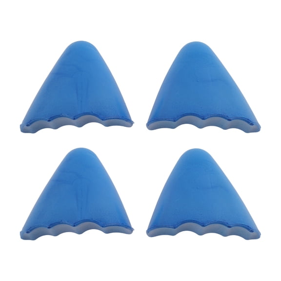 Unique Bargains 2 Pair Durable Adjustable Toe Plugs Dark Blue One Size
