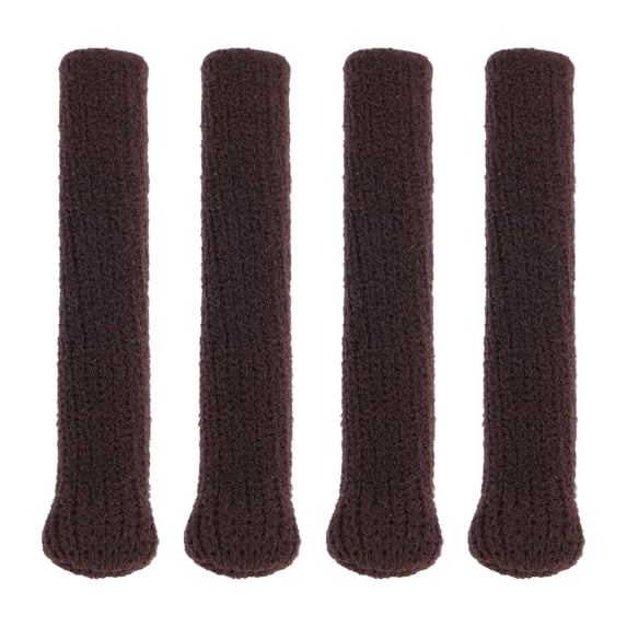 Unique Bargains 2 Pair Eyeglass Temple Tips High Elasticity Pattern Anti-slip Ear Hooks 2.17" L Brown