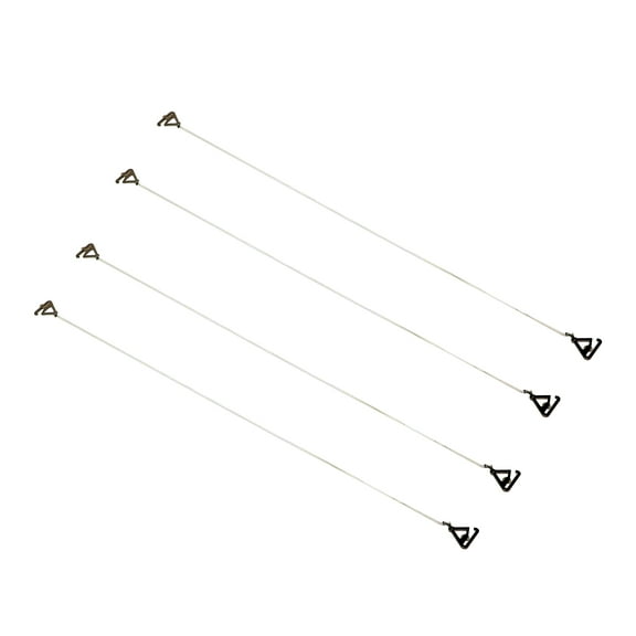 Unique Bargains 2 Pair Fine Shoulder Straps Transparent Bra Strap Anti-Slip Female Bra Straps Clear