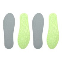 Unique Bargains 2 Pair Height Increase Shoe Inserts Green, Gray 7