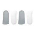 thumbnail image 1 of Unique Bargains 2 Pair Invisibility Height Increase Half Pad Shoe Inserts 0.79" Gray White, 1 of 5