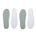 thumbnail image 1 of Unique Bargains 2 Pair Reusable Comfortable Shoe Inserts White, Gray 13, 1 of 6