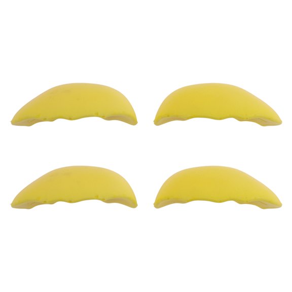 Unique Bargains 2 Pair Solid Color Toe Plugs 2.17"x0.79"x0.98" Yellow