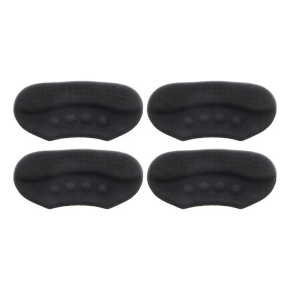 Unique Bargains 2 Pair Thick Shoes Heel Pads for Prevent Rubbing One Size Black
