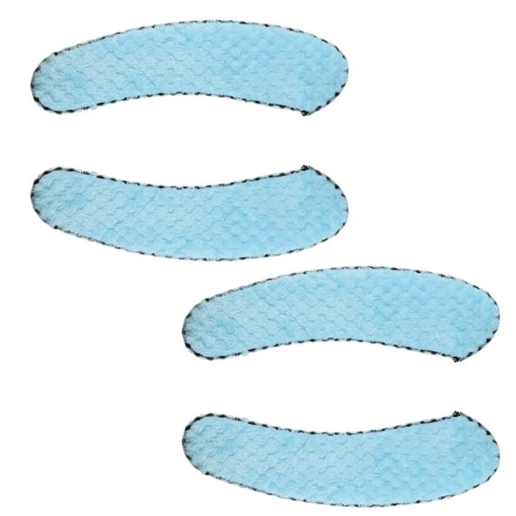 Unique Bargains 2 Pair Toilet Seat Cover Pad Bathroom Warm Toilet Seat Cushion Washable Reusable Blue