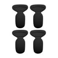 thumbnail image 1 of Unique Bargains 2 Pair Two-in-one Shoes Heel Pads for Prevent Rubbing One Size Black, 1 of 6