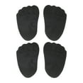 thumbnail image 1 of Unique Bargains 2 Pairs Soft Anti-slip Forefoot Insole Pads Black, 1 of 5