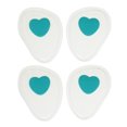 thumbnail image 1 of Unique Bargains 2 Pairs Soft Heart Pattern Forefoot Insole Pads Light Blue, 1 of 5