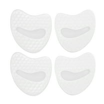 Unique Bargains 2 Pairs Soft Shock-absorbing Forefoot Insole Pads White