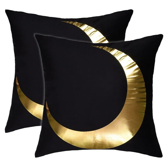 Unique Bargains 2-Pcak Decorative Throw Pillow Case Cover 18x18 Inches