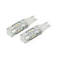 thumbnail image 1 of Unique Bargains 2 Pcs 10W DC 12V 6000k White T10 Backup Reverse LED Lights Lens Bulbs, 1 of 1