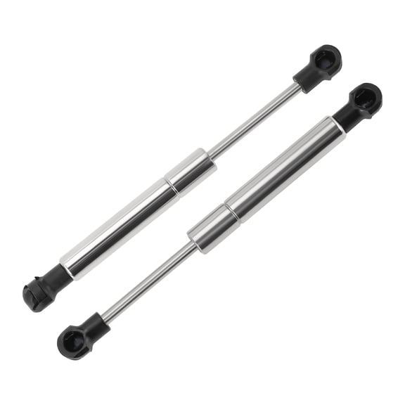 Unique Bargains 2 Pcs 10lb/45N 7.5inch/190mm Plastic End Fitting Lift Support Struts Silver Tone