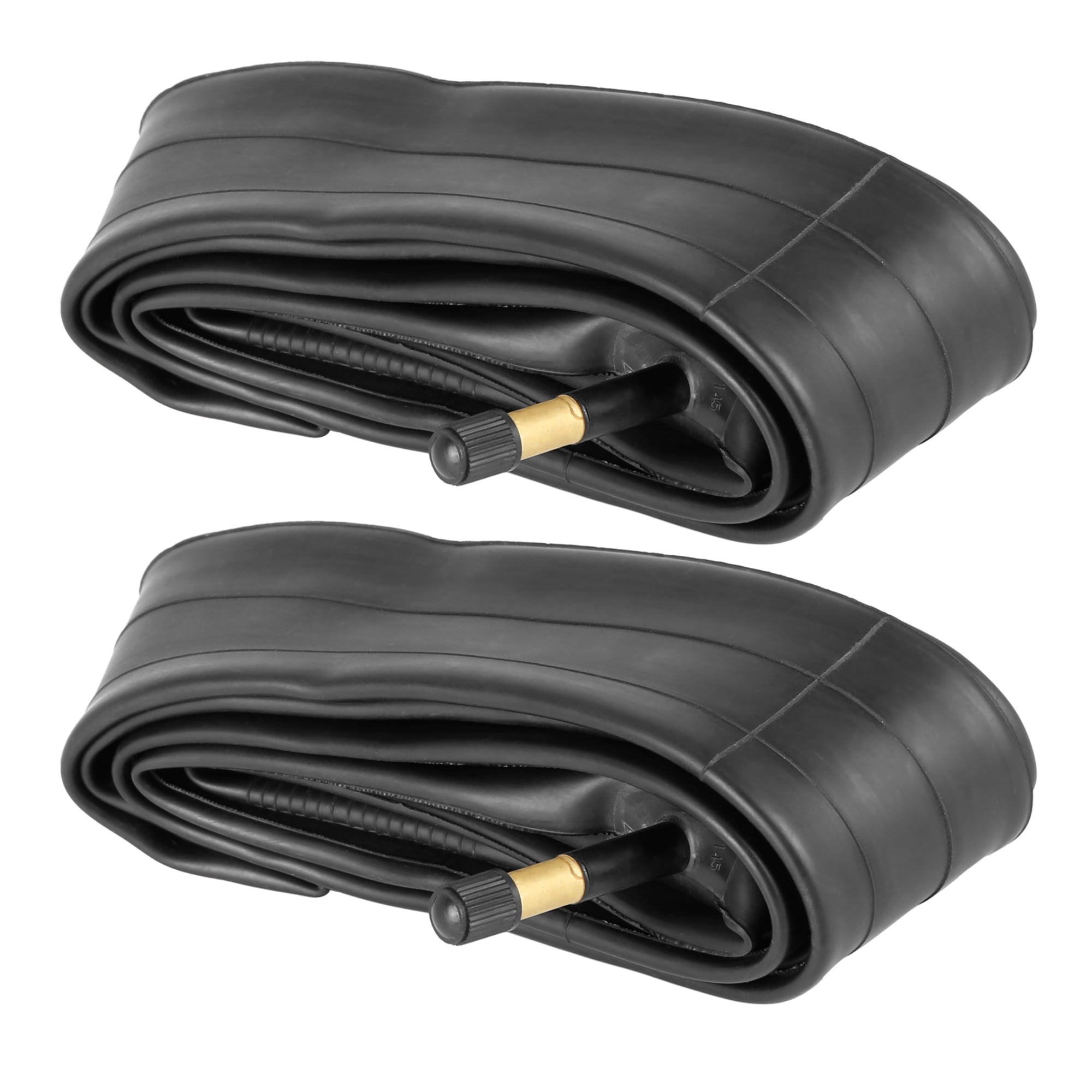 Unique Bargains Bike Inner Tube American Type Valve Bicycle Inner Tube Tyres Rubber Black 24 x 2.125in