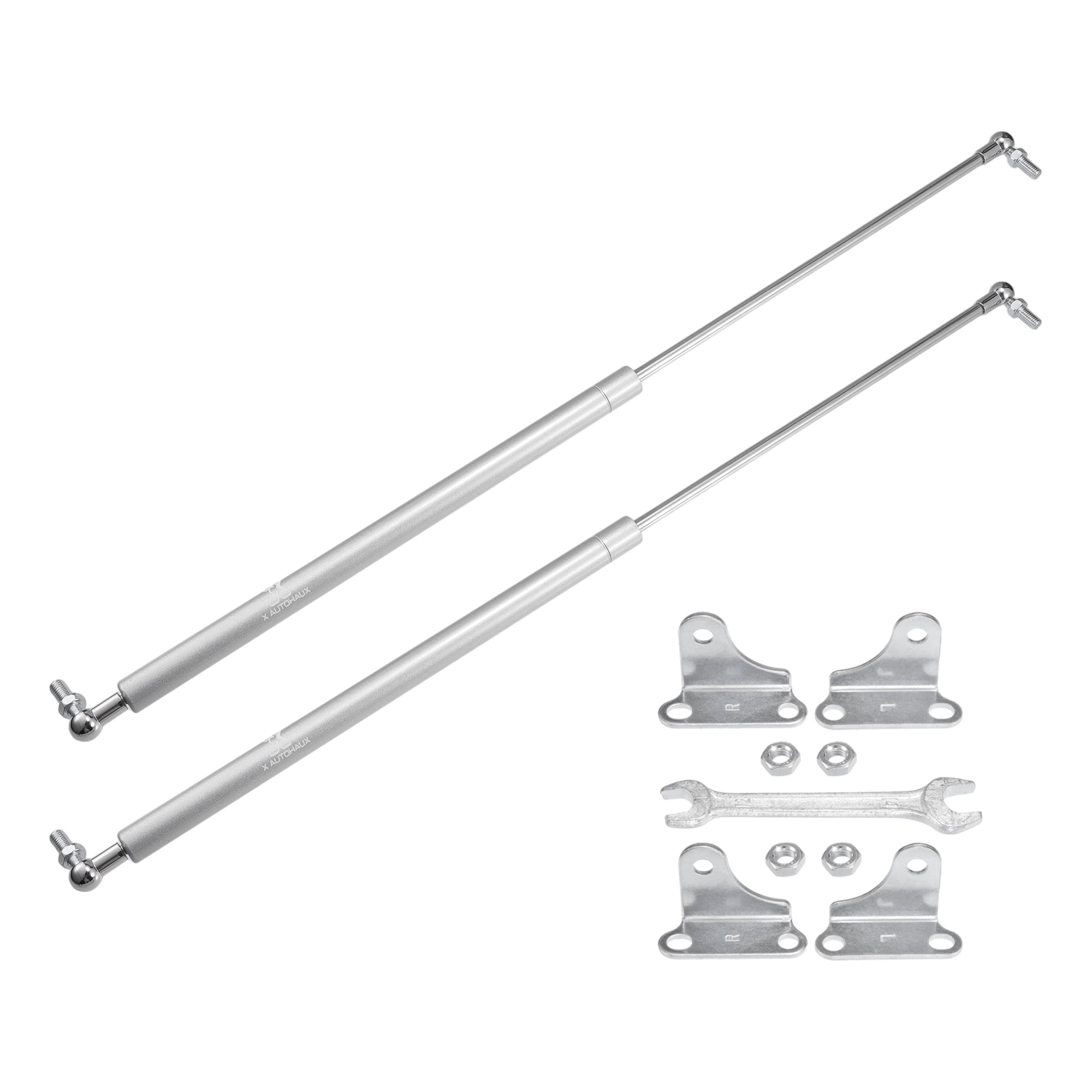 Unique Bargains 2 Pcs 25inch Silver Lift Supports Struts for RV Car Truck Boat 80lb/356N