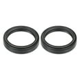 thumbnail image 1 of Unique Bargains 2 Pcs 43mmx53mmx9.5/11mm Motorcycle Front Fork Shock Oil Seal for Honda XR250L 91-96 Black, 1 of 6