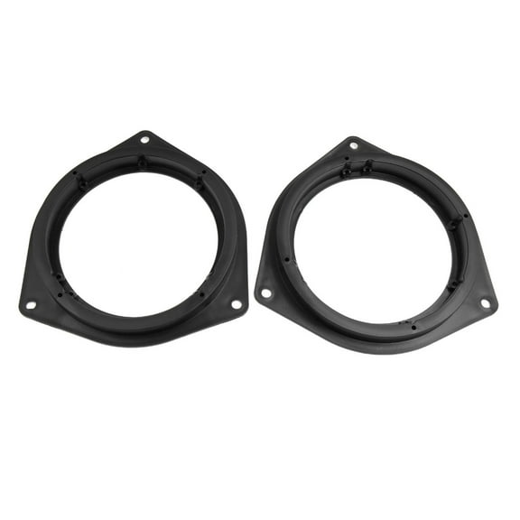 Unique Bargains 2 Pcs 6.5" Plastic Car Speaker Spacer Ring Adapter for Toyota Camry Corolla Reiz