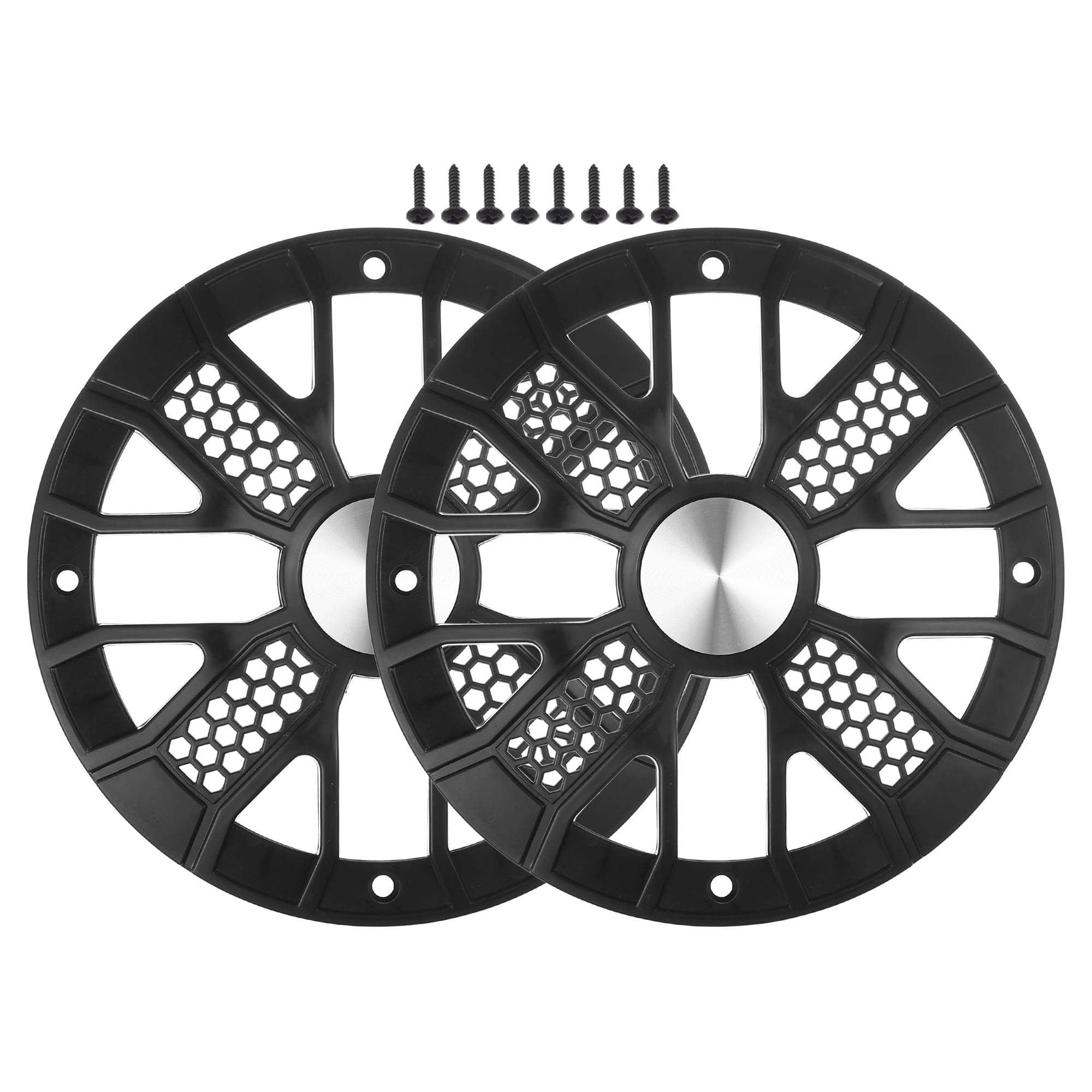 Unique Bargains 2 Pcs 6" Car Speaker Grills Cover Round 6 Inch Audio