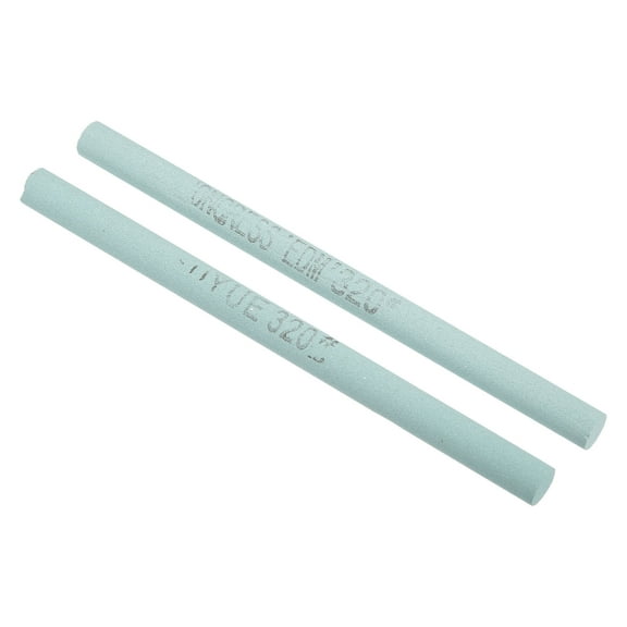Unique Bargains 2 Pcs 600 Grit Engineered Abrasives Grinding Polishing Oil Stone Stick Sharpener