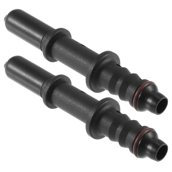 Unique Bargains 2 Pcs 7.89mm-ID6 Car Fuel Hose Quick Disconnect Adapter Push on EFI Fitting Plastic 62mm 2.44" Height