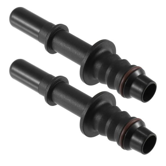 Unique Bargains 2 Pcs 7.89mm-ID8 Car Fuel Hose Quick Disconnect Adapter Push on EFI Fitting Plastic 62mm 2.44" Height