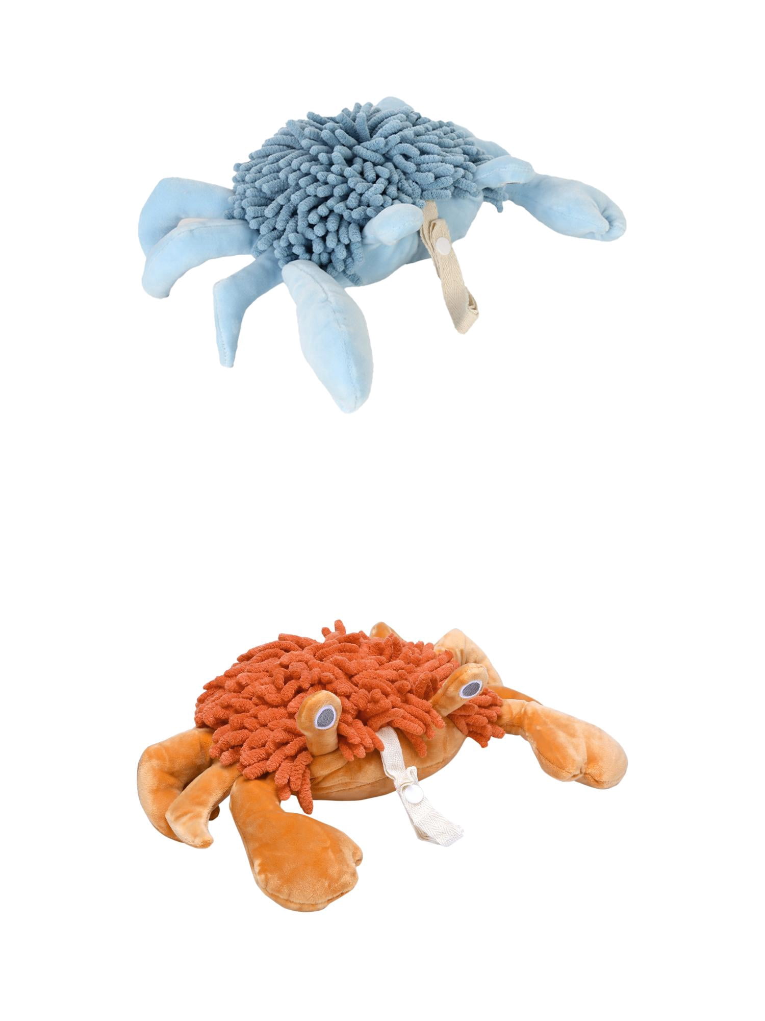 Unique Bargains 2 Pcs Animal Hand Towels 9" x 12" Orange/Blue