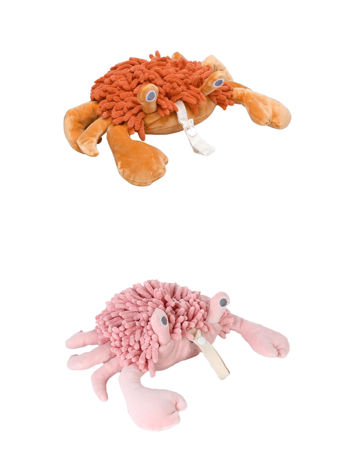 Unique Bargains 2 Pcs Animal Hand Towels 9" x 12" Orange/Pink