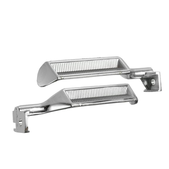 Unique Bargains 2 Pcs Automotive Interior Door Handle Compatible for Ford Bronco F150 F250 1987-1996 Metal Silver Tone