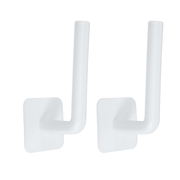 Unique Bargains 2 Pcs Baseball Hat Hooks Adhesive Hat Organizer Hanger Wall Cap Rack for Bedroom Dressing Room Black