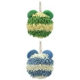 thumbnail image 1 of Unique Bargains 2 Pcs Bear Shape Chenille Absorbent Towel 7" x 7" Blue/Green, 1 of 4