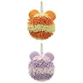 thumbnail image 1 of Unique Bargains 2 Pcs Bear Shape Chenille Absorbent Towel 7" x 7" Orange/Purple, 1 of 4