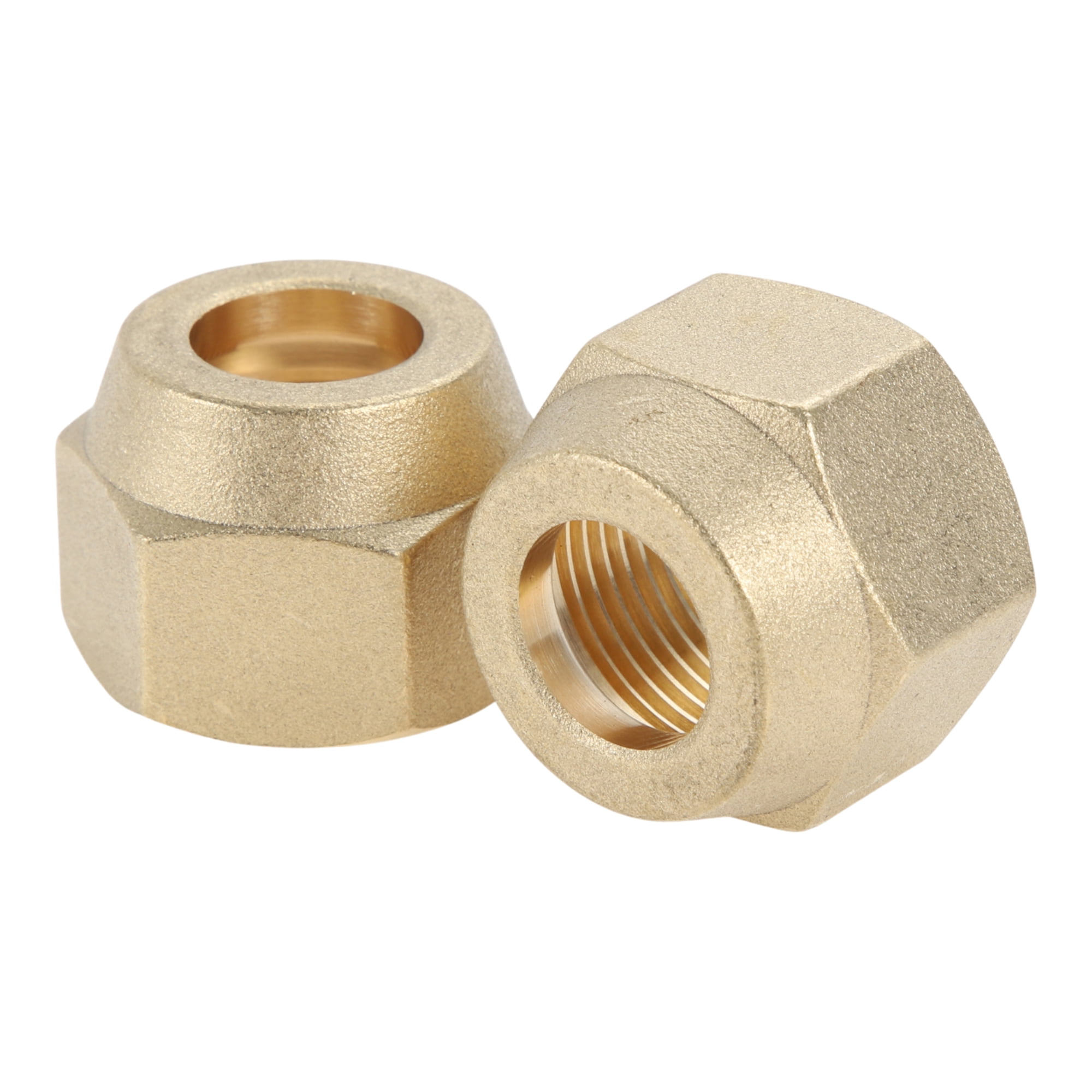 Unique Bargains 2 Pcs Brass Pipe Fittings for Air Conditioning 3/4