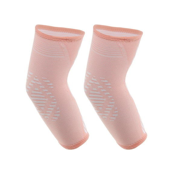 Unique Bargains 2 Pcs Breathable Elbow Pads Small Comfortable Elbow Pads for Sport Pink