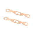 thumbnail image 1 of Unique Bargains 2pcs Exhaust Manifold Gasket for Chevy 327 305 350 383 Engine Square Port, 1 of 6