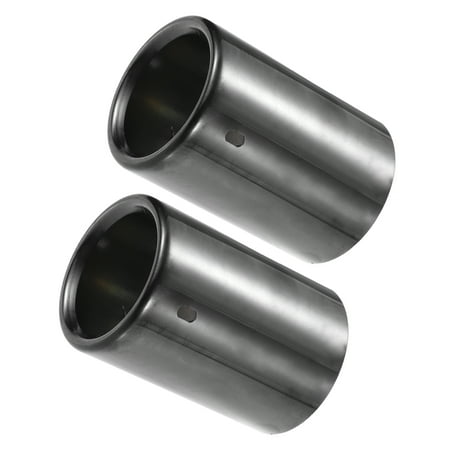 Unique Bargains 2 Pcs Car Exhaust Tip Tail Pipe Compatible for BMW 328i 325i 2007-2010, Anti-Corrosion 2.69 Inch Inlet 2.76 Inch Outlet 3.94 Inch Length Black