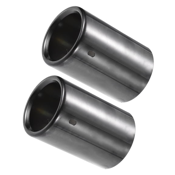 Unique Bargains 2 Pcs Car Exhaust Tip Tail Pipe Compatible for BMW 328i 325i 2007-2010, Anti-Corrosion 2.69 Inch Inlet 2.76 Inch Outlet 3.94 Inch Length Black