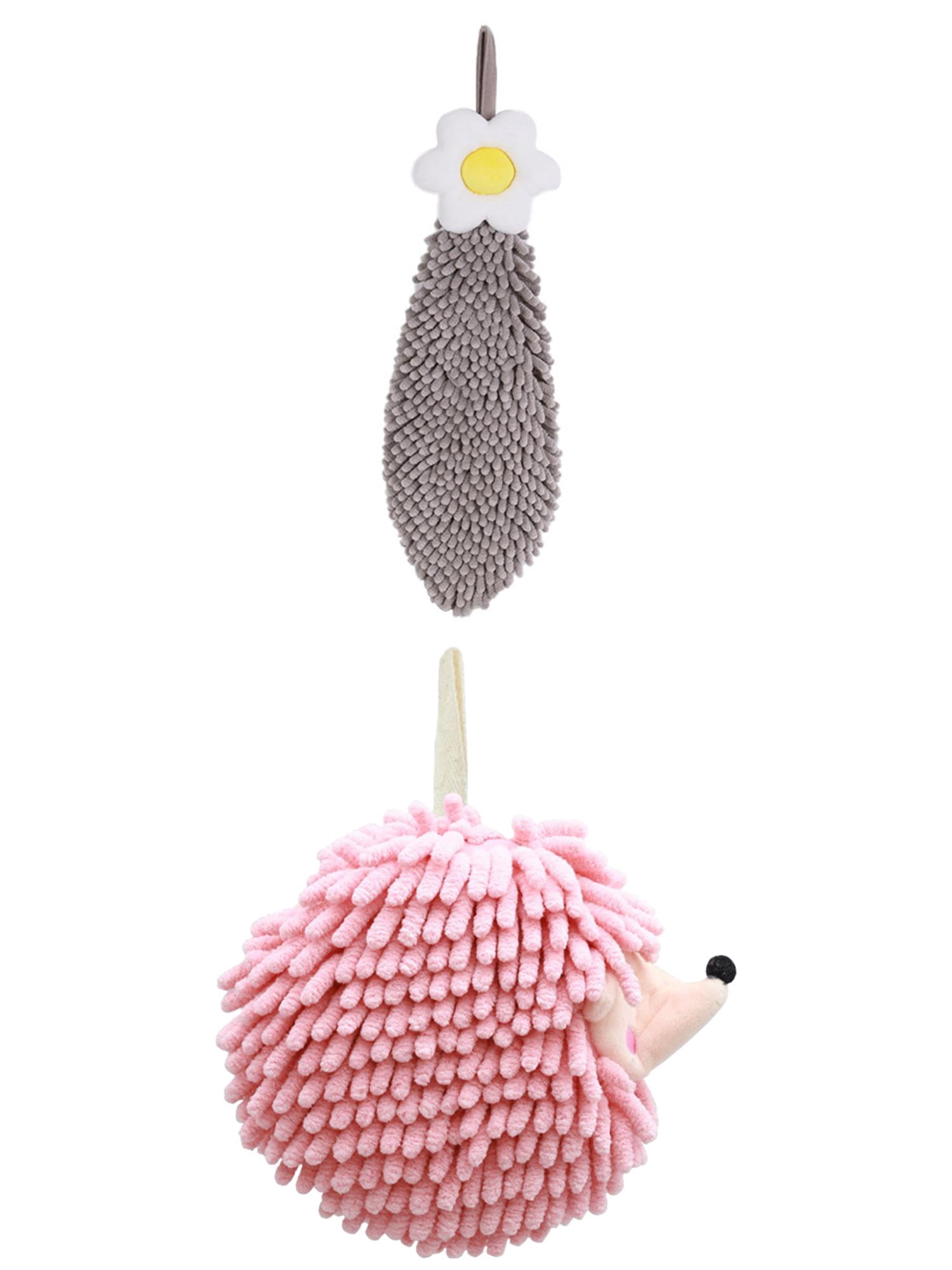 Unique Bargains 2 Pcs Cartoon Hanging 6" x 15"/7" x 7" Grey Pink