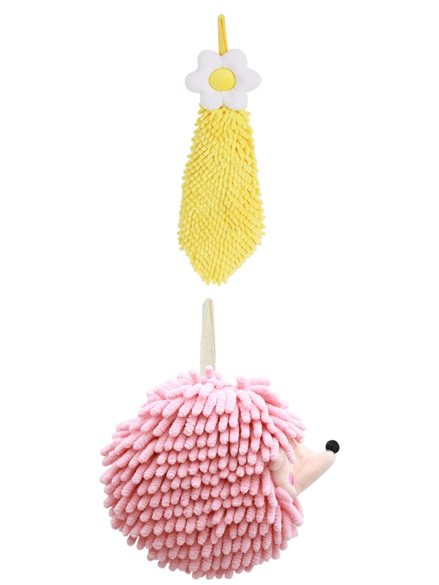 Unique Bargains 2 Pcs Cartoon Hanging 6" x 15"/7" x 7" Yellow Pink