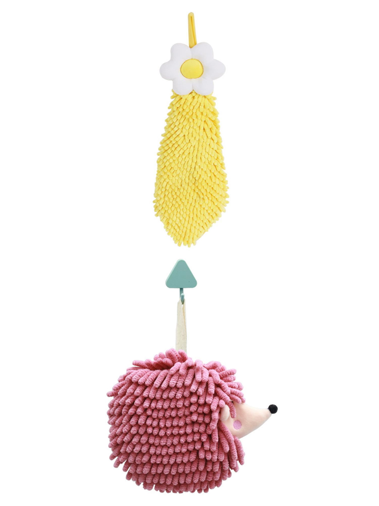 Unique Bargains 2 Pcs Cartoon Hanging 6" x 15"/7" x 7" Yellow Purple