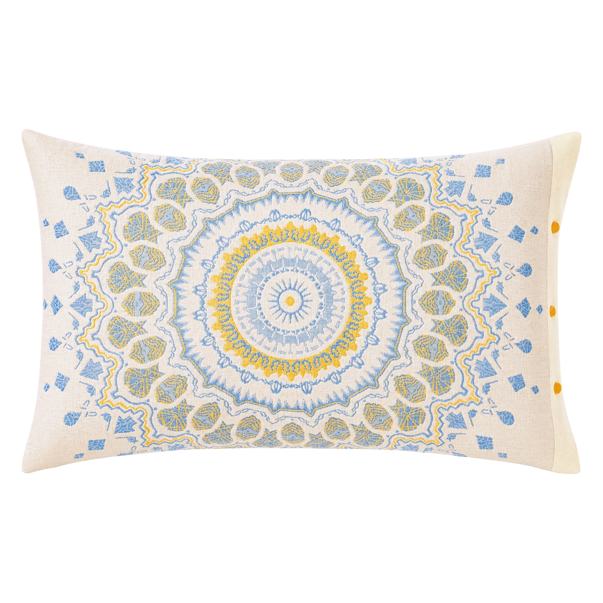 Unique Bargains 2 Pcs Cotton Cooling Envelope Closure Comfortable Pillowcase Queen Blue