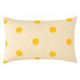 thumbnail image 1 of Unique Bargains 2 Pcs Cotton Pillowcase Cooling Envelope Closure Wrinkle Resistant Yellow, 1 of 5