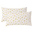 thumbnail image 1 of Unique Bargains 2 Pcs Cotton Pillowcase Cooling Pillow Cases Envelope Closure Beige B, 1 of 5