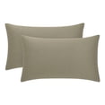 thumbnail image 1 of Unique Bargains 2 Pcs Cotton Pillowcase Envelope Closure Wrinkle Resistant Dark green, 1 of 4