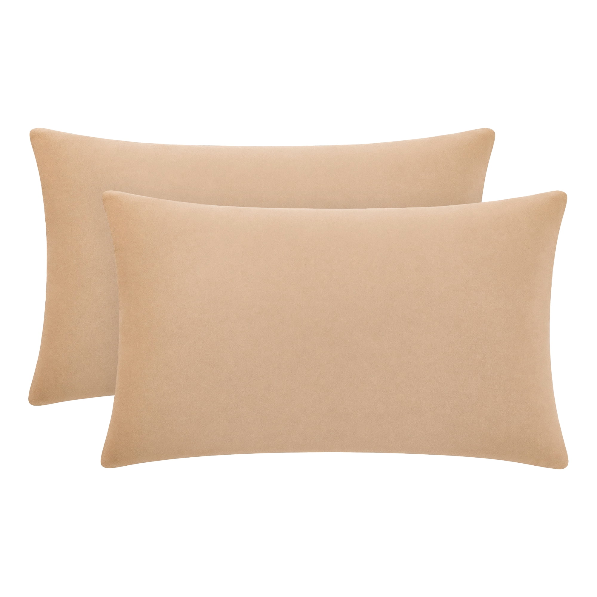 Unique Bargains 2 Pcs Cotton Pillowcase Envelope Closure Wrinkle Resistant Khaki