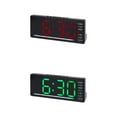 thumbnail image 1 of Unique Bargains 2 Pcs Digital Dual Alarm Clock 6.1 x 2.4 x 1 in Red/Green, 1 of 6