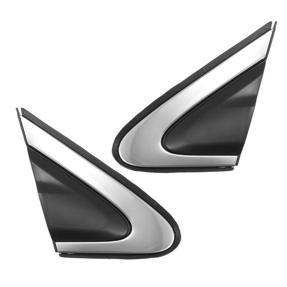 Unique Bargains 2 Pcs Door Mirror Flag Cover for Honda CR-V 2012-2016 Durable Plastic Black Front Left Right