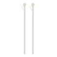 thumbnail image 1 of Unique Bargains 2 Pcs Durable Replacement Straw and Cover Beige Silicone, 1 of 5