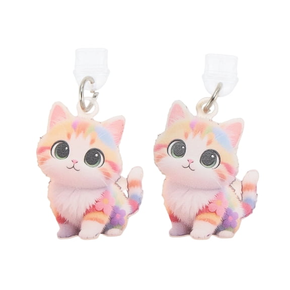 Unique Bargains 2 Pcs Dust Plug Charm for Type-C Cat Pendants Anti Dust Plugs Multicolor