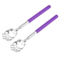 thumbnail image 1 of Unique Bargains 2 Pcs Extendable Bear Claw Stainless Steel Purple, 1 of 7